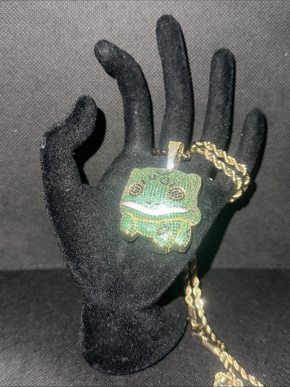 Green Bulbasaur Pokemon Pendant Necklace